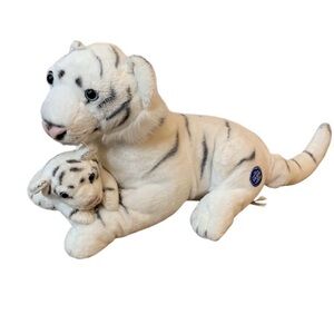 Ringling Bros and Barnum & Bailey Circus White Tiger Baby & Mama Plushie